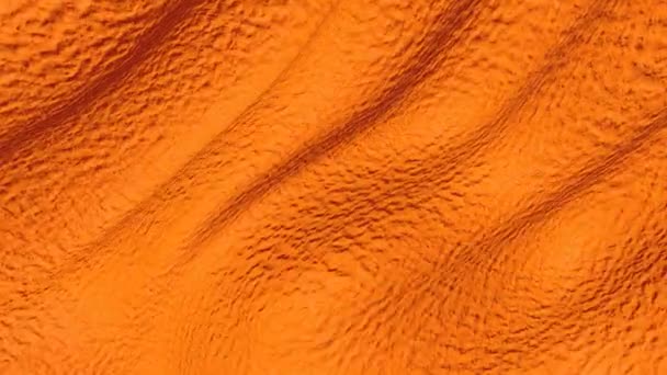 Abstrakte Wellen von Orangenschalen. — Stockvideo