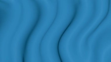 Kumaş masmavi arka plan hareket halinde. Rüzgardan sallanan madde dalgaları. Tuval parıldıyor..