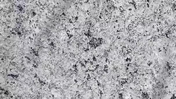 Texture Surface Gray Polished Marble Canvas Abstract Motion Rigid Wall — Stock Video