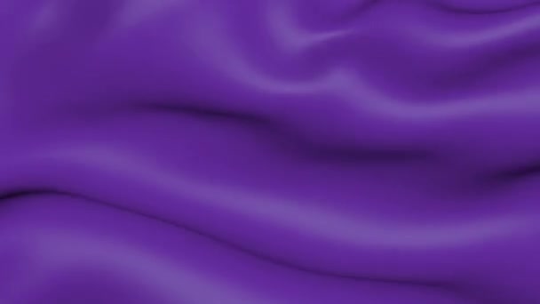 Mouvement Matériau Violet Est Plié Tissu Fond Mouvement — Video