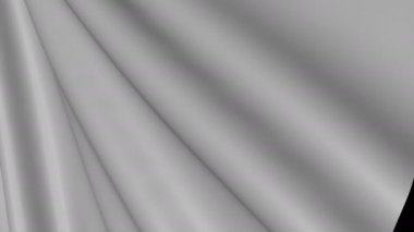 Beyaz kumaş dalgalanıyor. Tuval dalgaları Arkaplan kumaşı.
