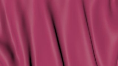 Kırmızı renkli canlı kumaş rüzgarda dalgalanıyor. Dalgalar hareket halinde. Saten Burgundy parlak bir arka plan. Perdeler, kapıcılar ve elbiseler için dekorasyon örtüsü.