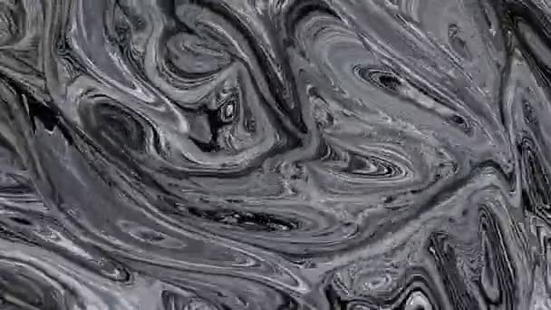 Una Viscosa Massa Nera Petrolio Movimento Fondo Una Sostanza Viscosa — Video Stock