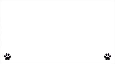 Adımların Yürüyen Pençeleri 'nin Ayak İzi Hareketi. Metnin yazımı için soyut arkaplan.