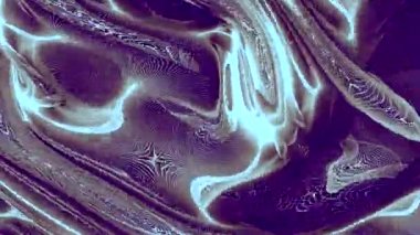 Karların arkaplanı çizgilerin hareketinde kıvılcımlar saçar. Mavi kütleli ince maddenin soyut hareketi.