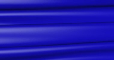 Mavi sallanan kumaşın arka planı. Hareketli kumaş dalgaları.