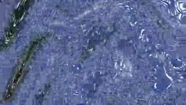 Hintergrund von Schneefunken in der Bewegung von Linien. — Stockvideo