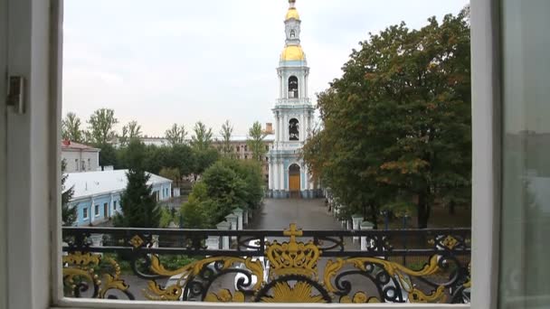 Church Candle Holder Christian Orthodox Interior Church — Stock Video