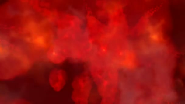 Vuur lava continu branden. — Stockvideo