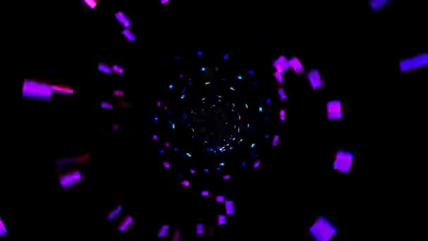 Ipnotico Scintillio Luce Rotante Impulso Monotono Raggi Movimento — Video Stock