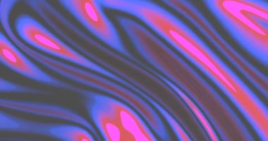 Üç boyutlu gökkuşağı kumaşı hareket ediyor. Çok renkli sallanan tuvalin arka planı.