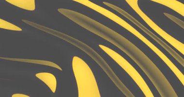 Soyut kumaş dalgaları gri ve sarı. Tuvalin arka planı titriyor..