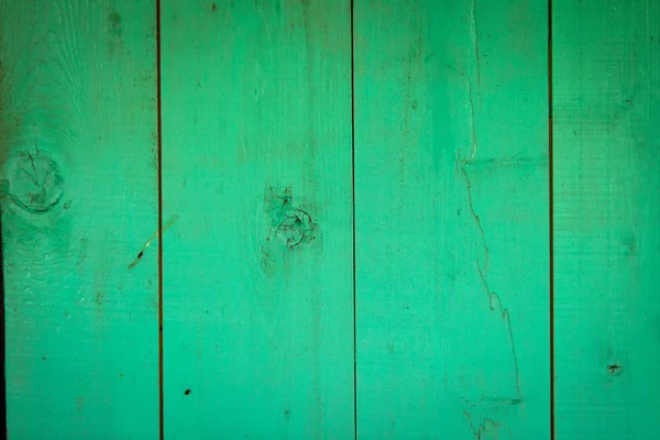 Ahşap plakalar doku eski parlak yeşil — Stok fotoğraf