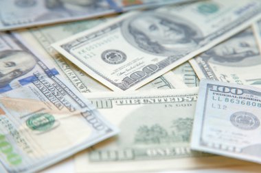 Paralı arka plan Amerikan 100 dolarlık banknotlar