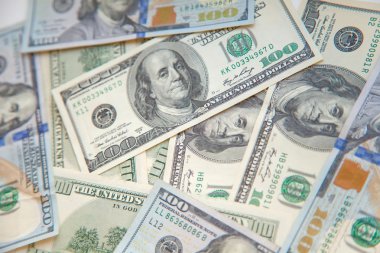 Paralı arka plan Amerikan 100 dolarlık banknotlar