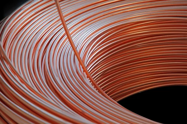 Copper cable factory — Stock Photo, Image