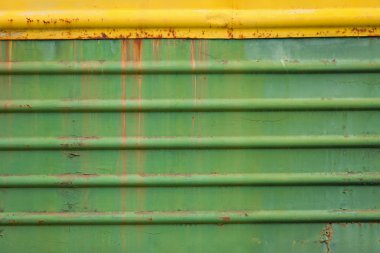 Rusty ve renk eski araba çizik