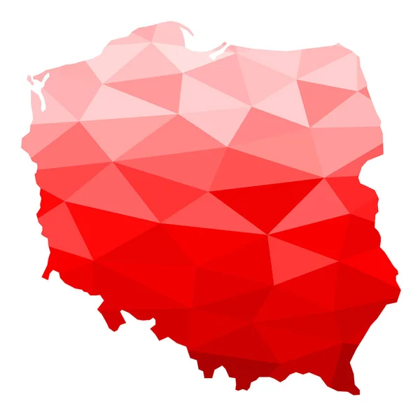 Pologne Carte Qualité Vectorielle — Image vectorielle