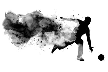 Bowling sporunun vektör kalitesinde grafiği.