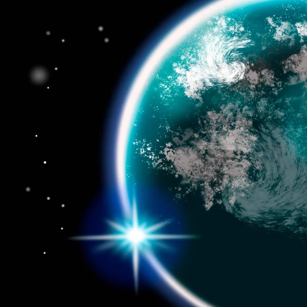 Space Background Background Graphic Earth — Stock Photo, Image