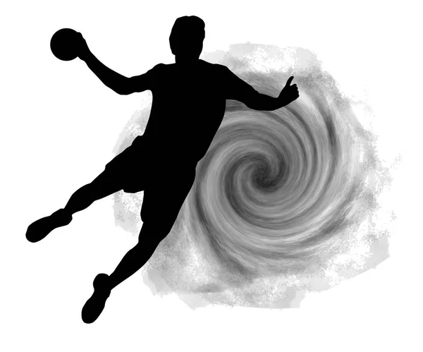 Sport Handball Graphique Qualité Vectorielle — Image vectorielle