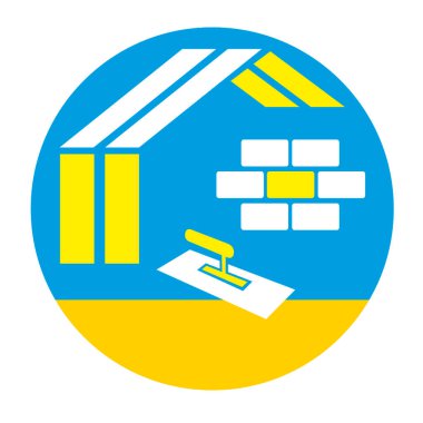 Vektör kalitesinde Mason servis grafiği.