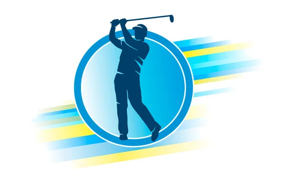 Golf Sport Graphic Διανυσματική Ποιότητα — Διανυσματικό Αρχείο