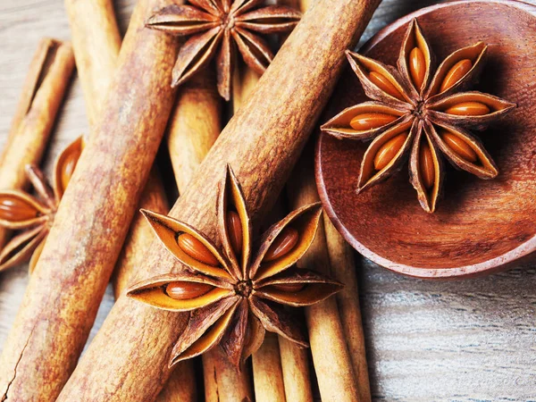 Stewed Recipe Herb Star Anise Cinnamon Garlic — Stock Photo, Image