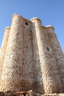 ancient ruins of the castle of the ancient fortress in the village of sozov in bulgaria