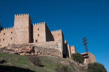 the castle of castel in caaceres, spain