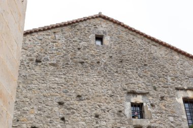 İspanya 'nın Girona kasabasındaki ortaçağ kasabası