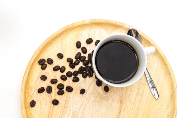 Frühstück, Tablett Kaffee — Stockfoto