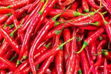 Red hot chili üst üste yerleştir