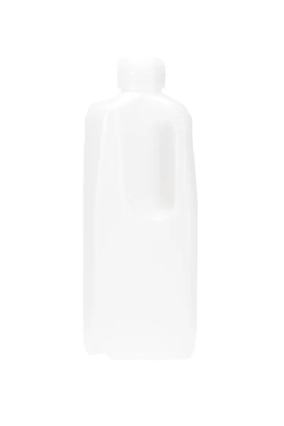 ハンドルに白いプラスチック製の牛乳のガロン — ストック写真