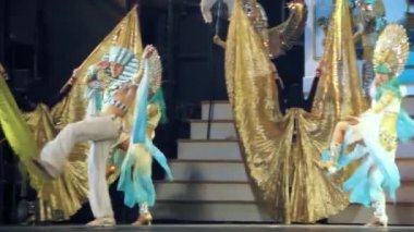 Çeşitli çekim Epic romantik akşam dans show