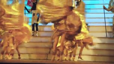 Çeşitli çekim Epic romantik akşam dans show