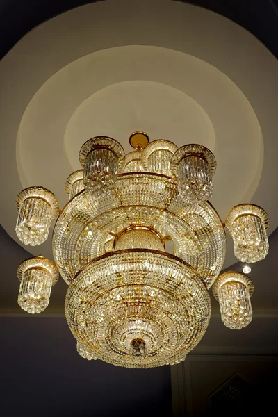 Chrystal chandelier background — Stock Photo, Image