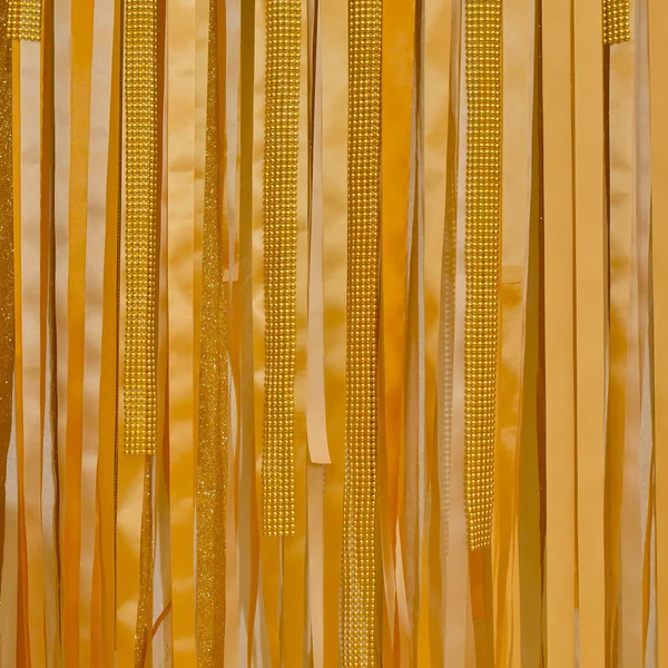 Textura de fundo dourada - padrão de fita — Fotografia de Stock