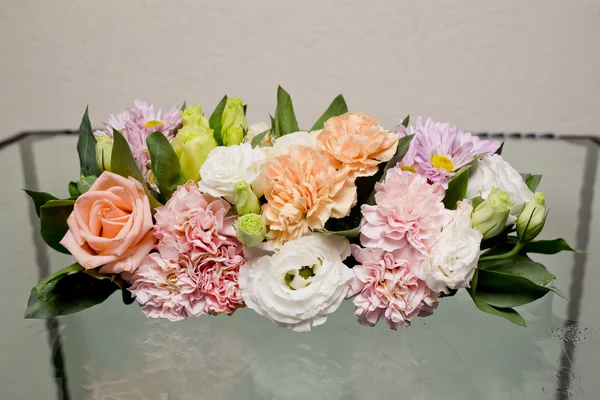 Flower bouquet orange, white and yellow. — Stock Photo, Image