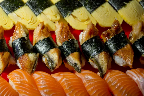 Sushi collections background texture — Stock Photo, Image