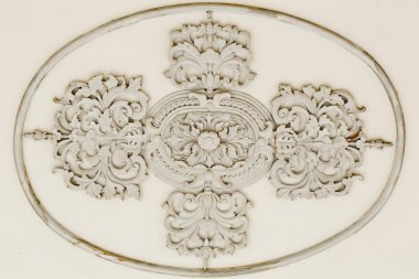 Soyut duvar Gotik tarzı heykel.
