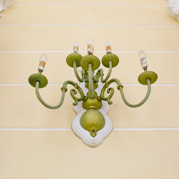 Vintage golden chandelier — Stock Photo, Image