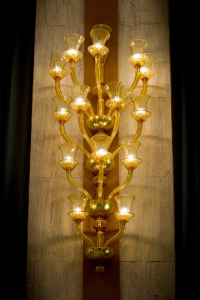 Bela decoração de iluminação — Fotografia de Stock