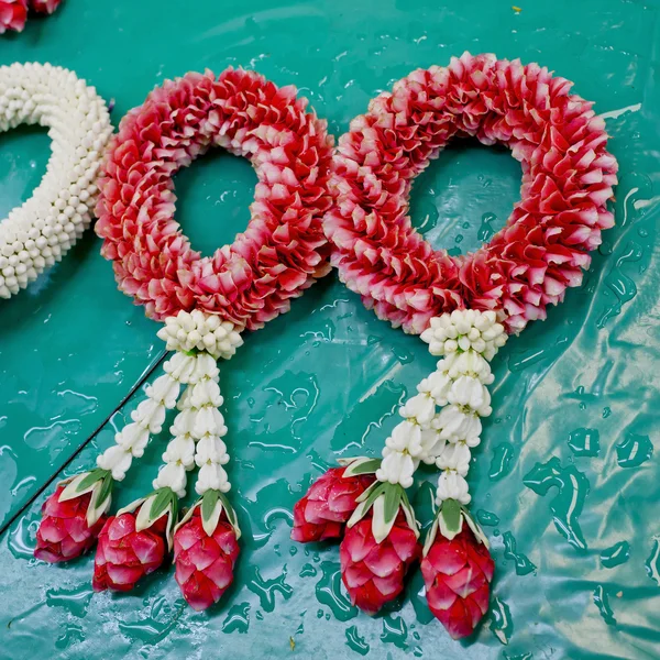 Blomman i thailändska traditionen stil. Det kallas "malai" — Stockfoto