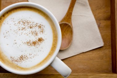 cappuccino veya sütlü kahve