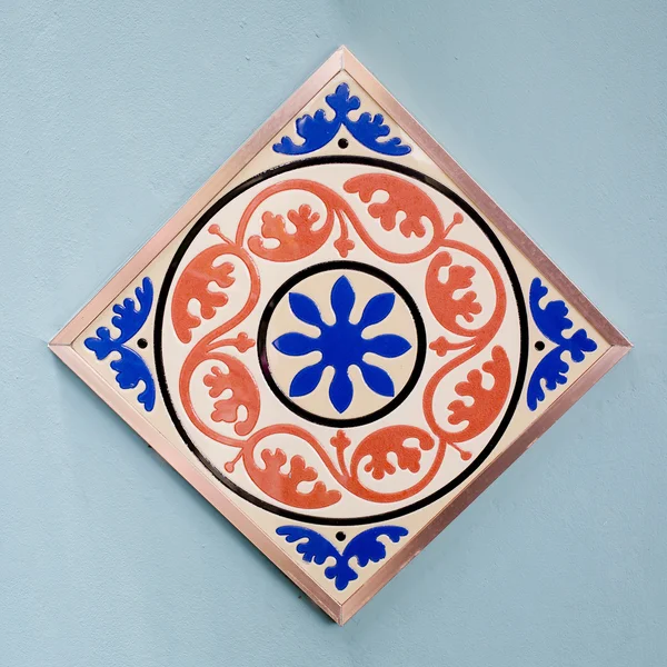 Ceramic tiles patterns colorful style. — Stock Photo, Image