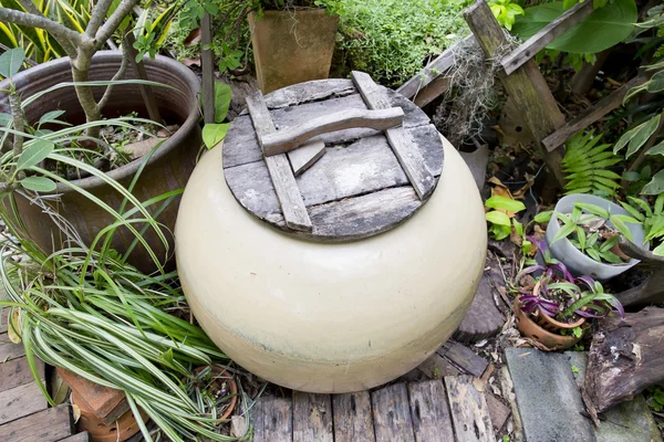 Thailand Clay Jar — Stock Photo, Image