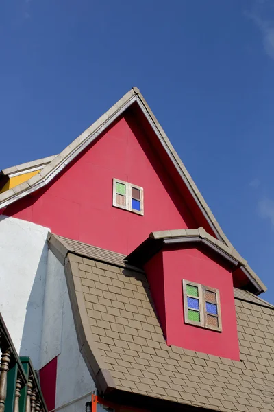 Antike bunte Dachfenster Kollektion — Stockfoto