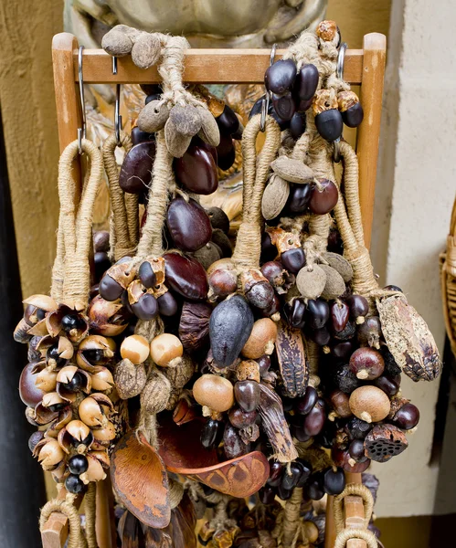 Collier perles en bois — Photo