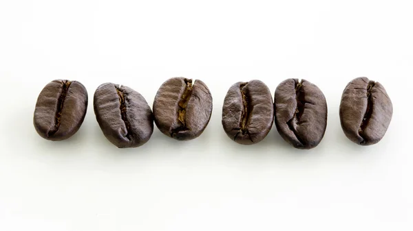 Kaffeebohnen isoliert — Stockfoto